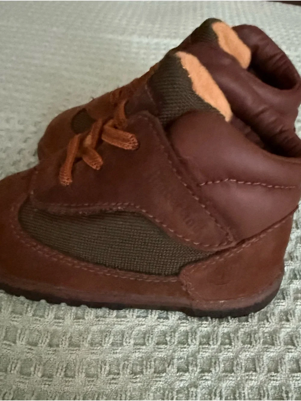 Timberland Brown Lace-Up Baby Walker Boots